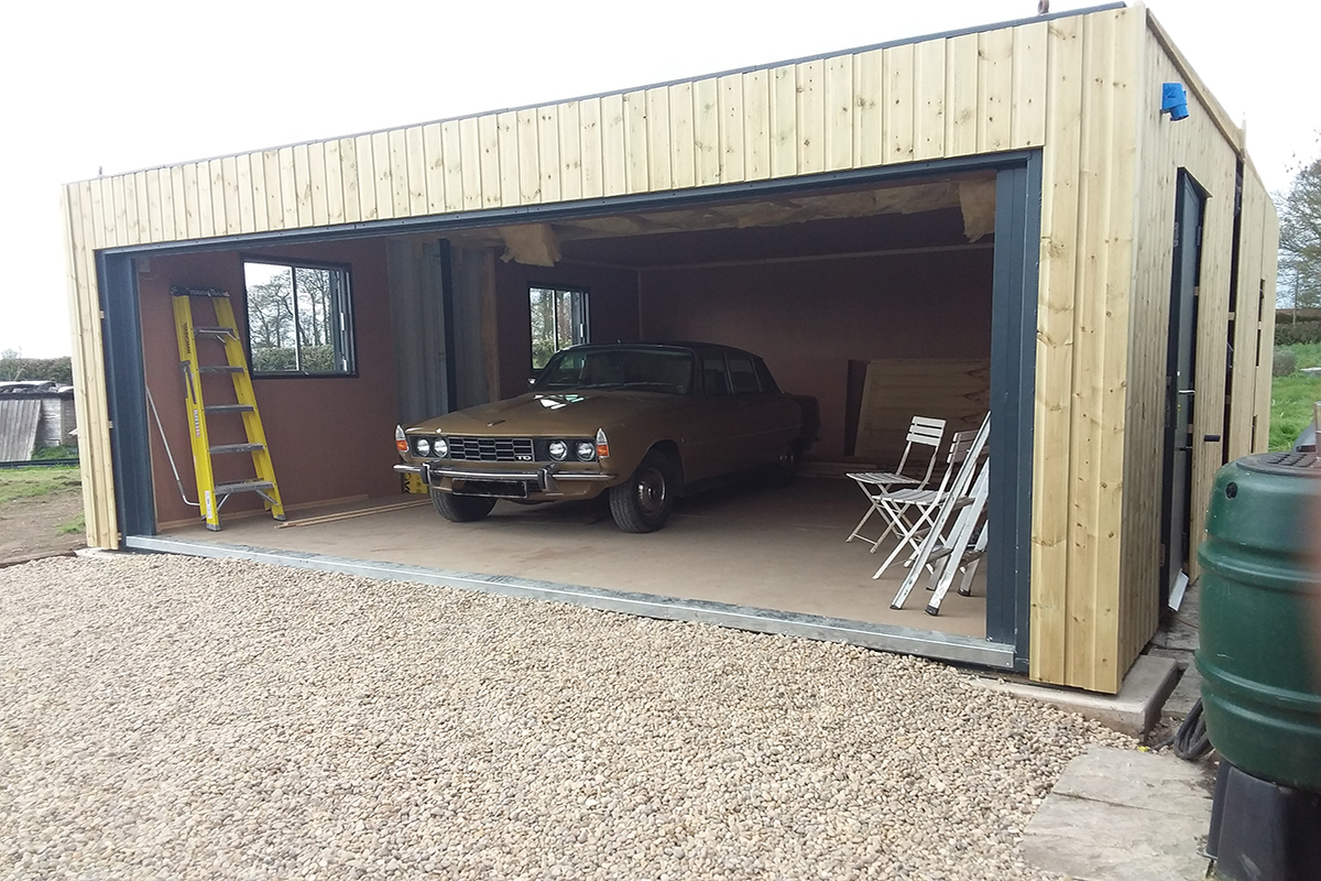 How to Build Your Own Shipping Container Garage