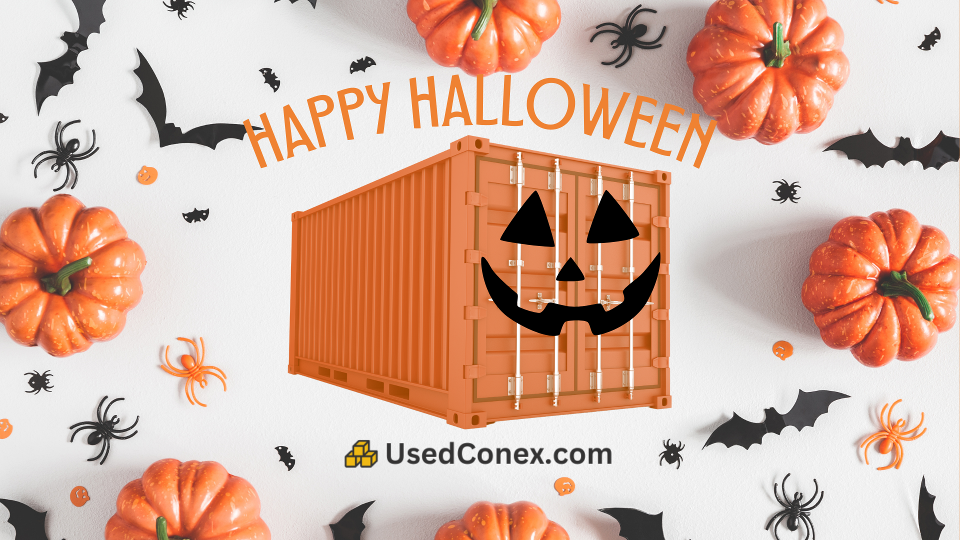 Spooky shipping container