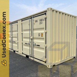 20FT OPEN SIDE CONTAINER BACK