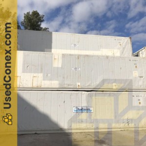 used insulated container outside